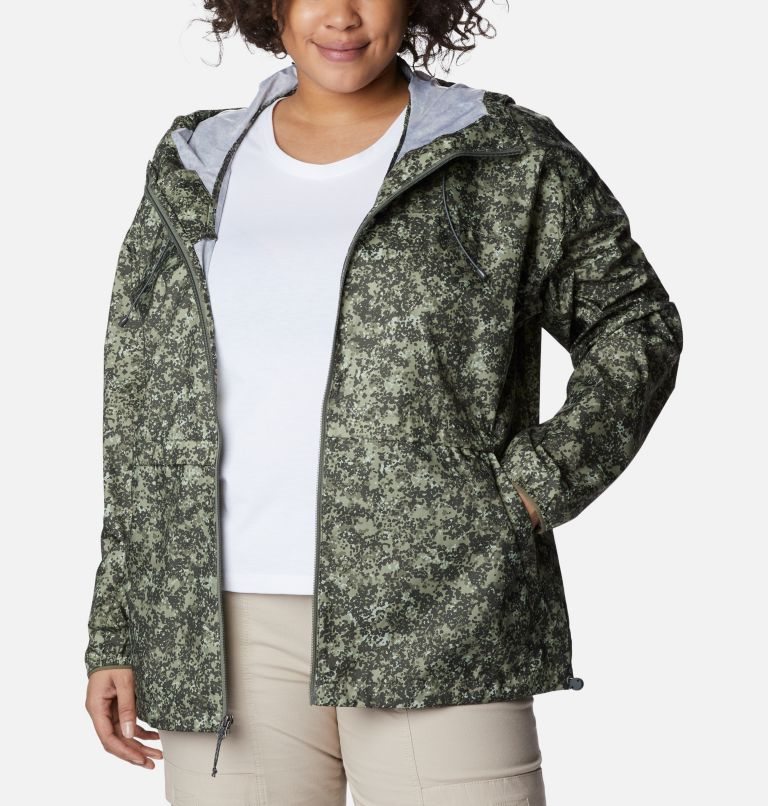 Jacheta Columbia Alpine Chill Windbreaker Dama Verzi | Plus Size YI7Q9ZMAS